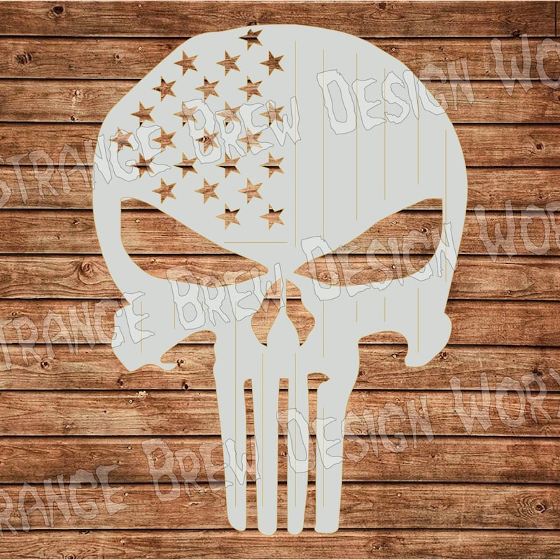 Skull and Flag Dxf File - Etsy