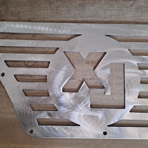 Cargo plate Fits: Jeep cherokee XJ DXF svg file cnc cut file plasma cutting file cnc plasma cnc waterjet plate ((Digital download))