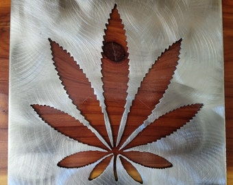 Pot leaf stencil metal stencil, wood router, painting, wood burning, pattern making, wood working, tracing cnc cut steel