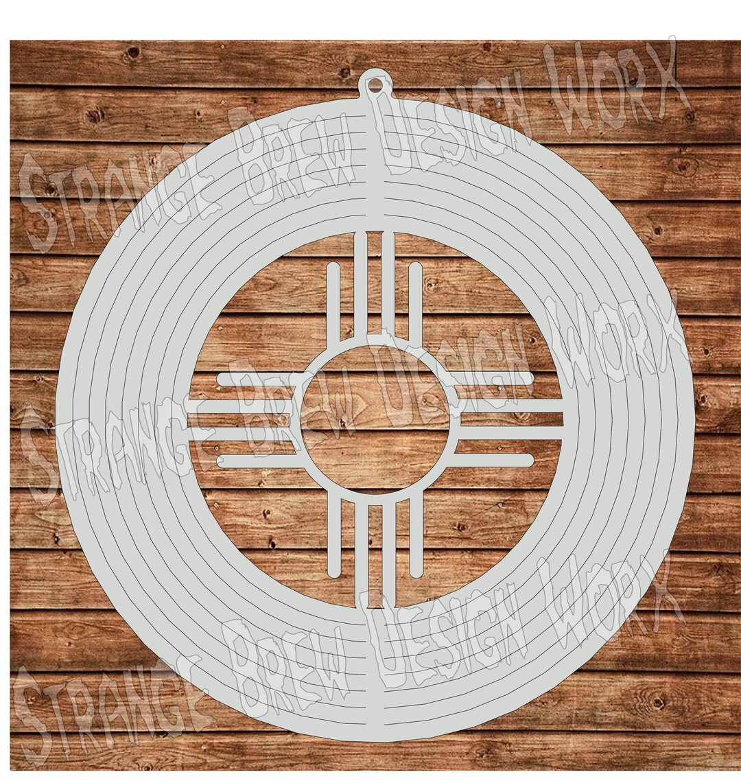 Zia Wind Spinner DXF File Svg / Png / Pdf / Eps / Ai File Cnc Plasma