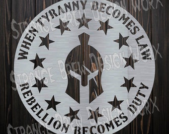 When Tyranny Becomes Law We the People (dxf, svg, png, pdf, eps, ai)