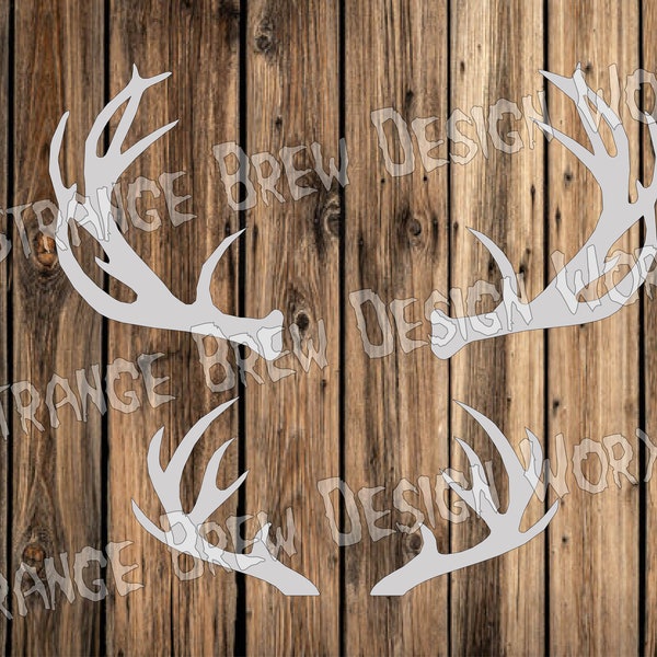 Deer antlers DXF file svg / png / pdf / eps / Ai file cnc plasma, vinyl cutter, cricut, cameo cnc dxf cnc plasma cut files zip file