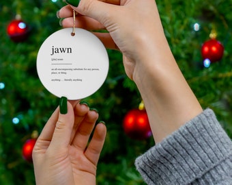 Kaakdefinitie keramisch ornament | Philly Slang-cadeau