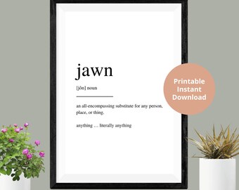 Philadelphia Jawn Definition Print | Philly Art (Digital Download)