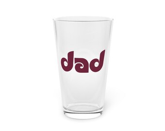 Phillies Dad Pint Glass | Philadelphia Fan Gift