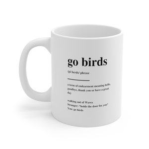 Go Birds Definition Coffee Mug | Philadelphia Eagles | Philly Gifts | Philly Sports | Go Birds