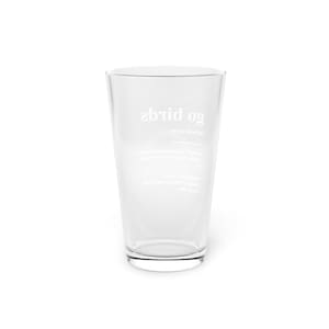 Go Birds Pint Glass | Philadelphia Eagles Gift image 4