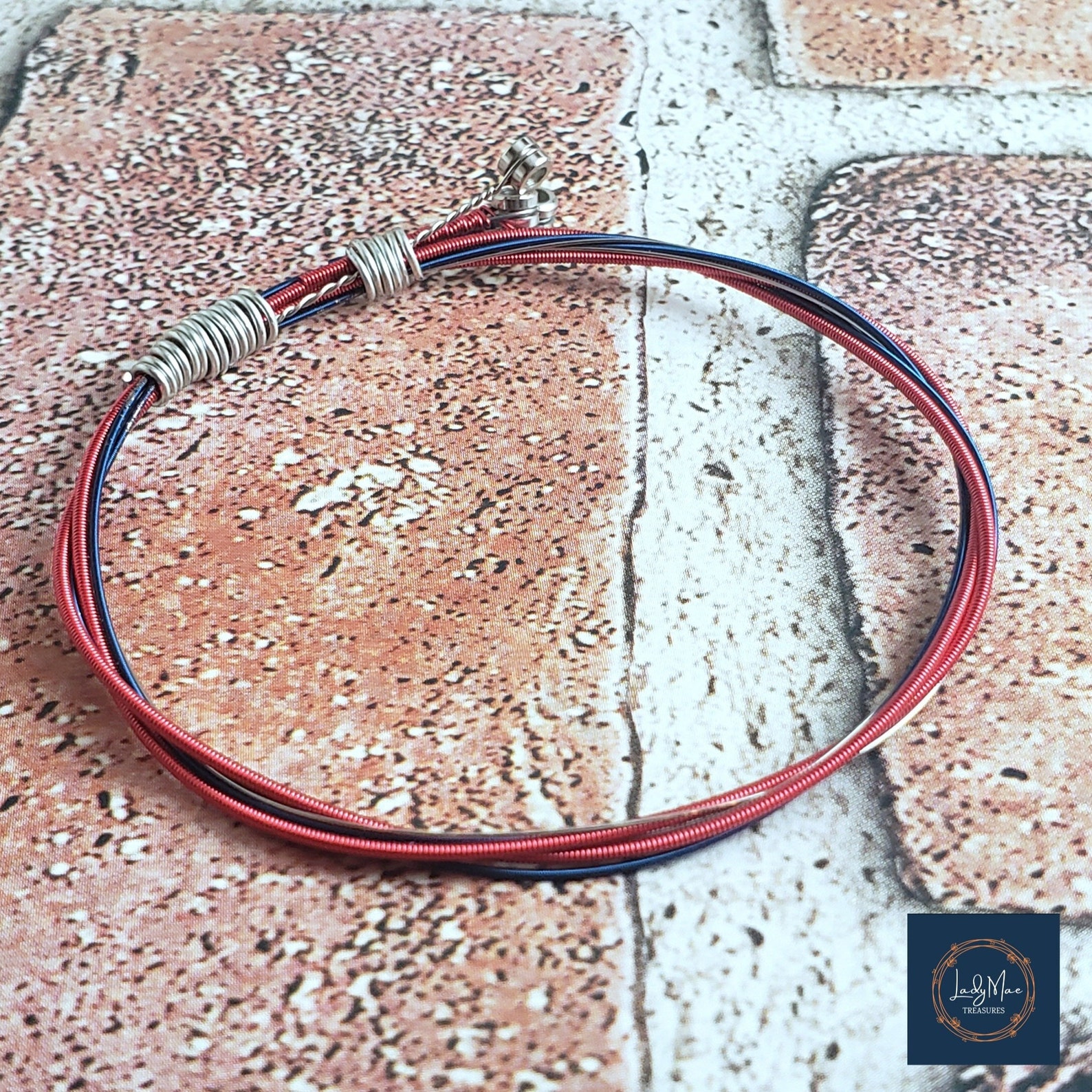 Guitar String Bangle Bracelet Minimalist Bracelet 4th of Etsy