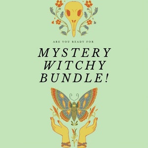 Mystery witchy bundles, Surprise Box, Mystery Box, Crystals, Candles, Bracelets, Necklaces, Metaphysical, Tumbled Stones, Raw Stones,
