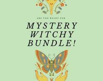 Mystery witchy bundles, Surprise Box, Mystery Box, Crystals, Candles, Bracelets, Necklaces, Metaphysical, Tumbled Stones, Raw Stones,
