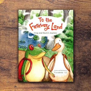 Illustrated Bedtime Story: Digital PDF Picture Book for Kids - To the Faraway Land, Instant Download, Kids gift, Adventure story ebook