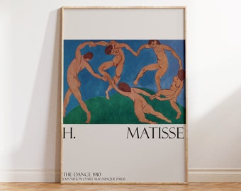 Henri Matisse The Dance Poster, Matisse Art Print, The Dance Exhibition Poster