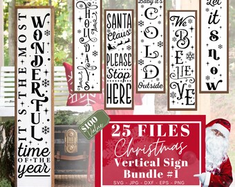Segno portico di Natale svg Bundle, segno portico di Natale svg, Buon Natale svg , segno di benvenuto svg, segno verticale di Natale svg , inverno svg
