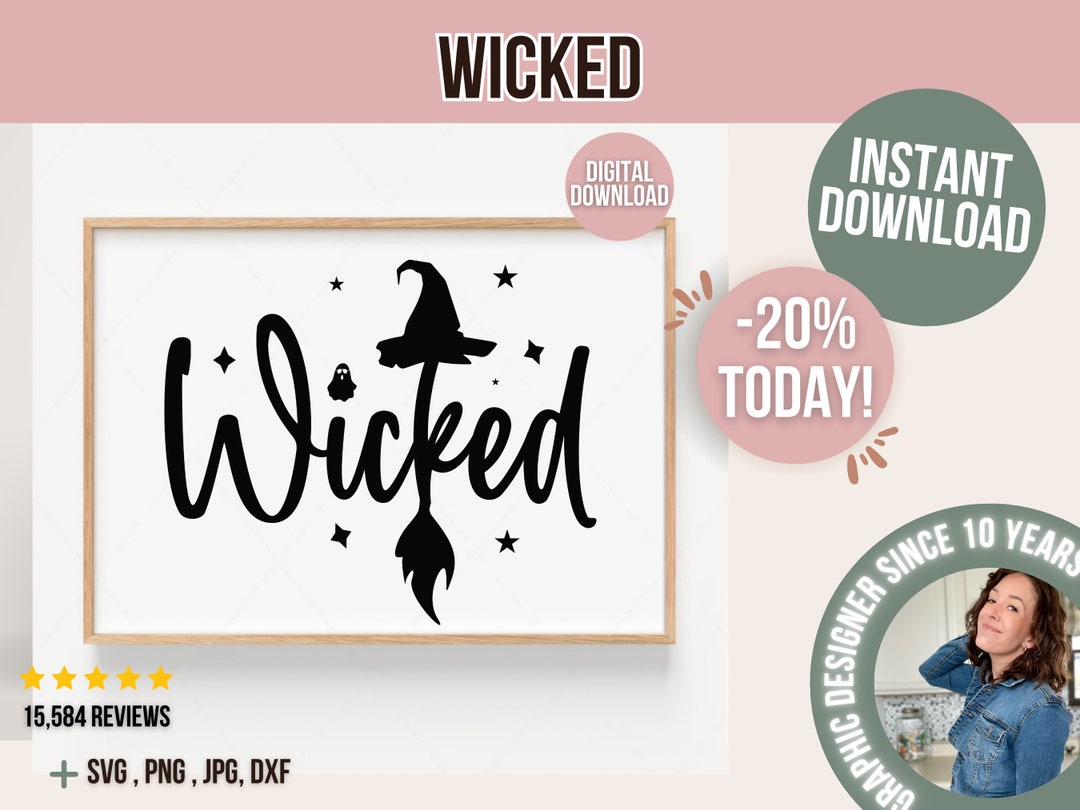 Wicked SVG PNG PDF, Spooky Vibes Svg, Mama Witch Svg, Halloween Svg ...