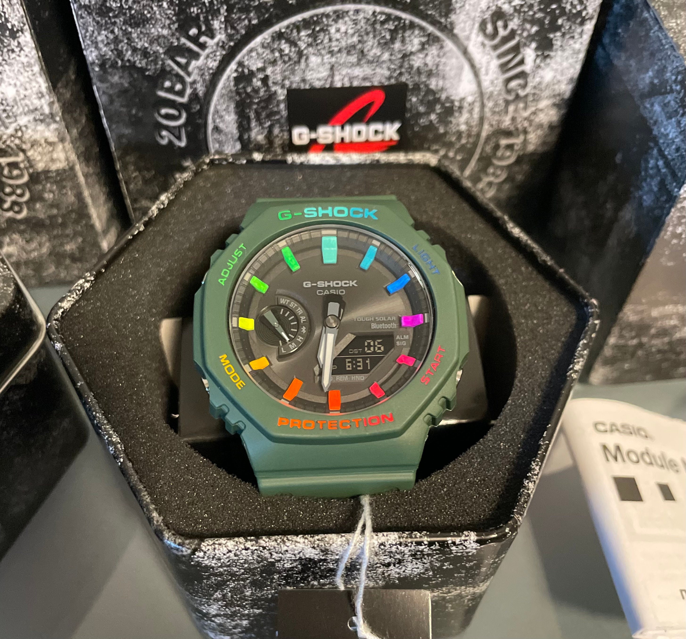 Limited Edition Hand-Painted Casio G-Shock Casioak - Etsy 日本