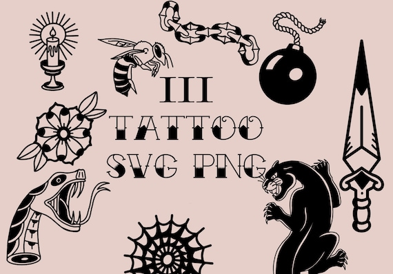 Old school tattoo flash 36032279 Vector Art at Vecteezy