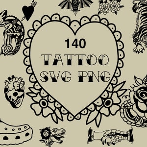 Tattoo svg / Old School svg / Tattoo Flash svg / Uso commerciale incluso
