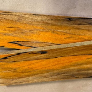 Stabilized Spalted Beech knife handle scales 3/8x 2 x 5.75