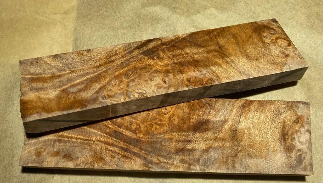 Stabilized Maple Knife Handle Scales 5/16 X1 3/4 X 53/4 S40 - Etsy