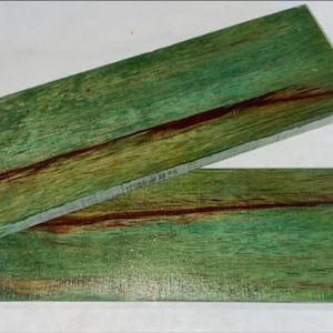 Stabilized Spalted Tamarind knife handle scales 5-16x 2 x 5.75