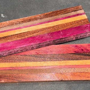 Laminated knife handle scales 3/8 x 2 x 5.5