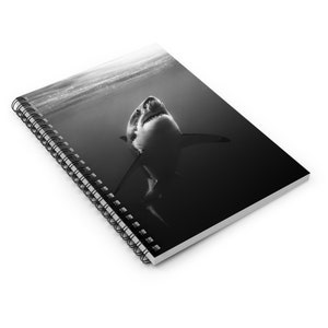 Great White Shark Spiral Notebook - Ruled Line