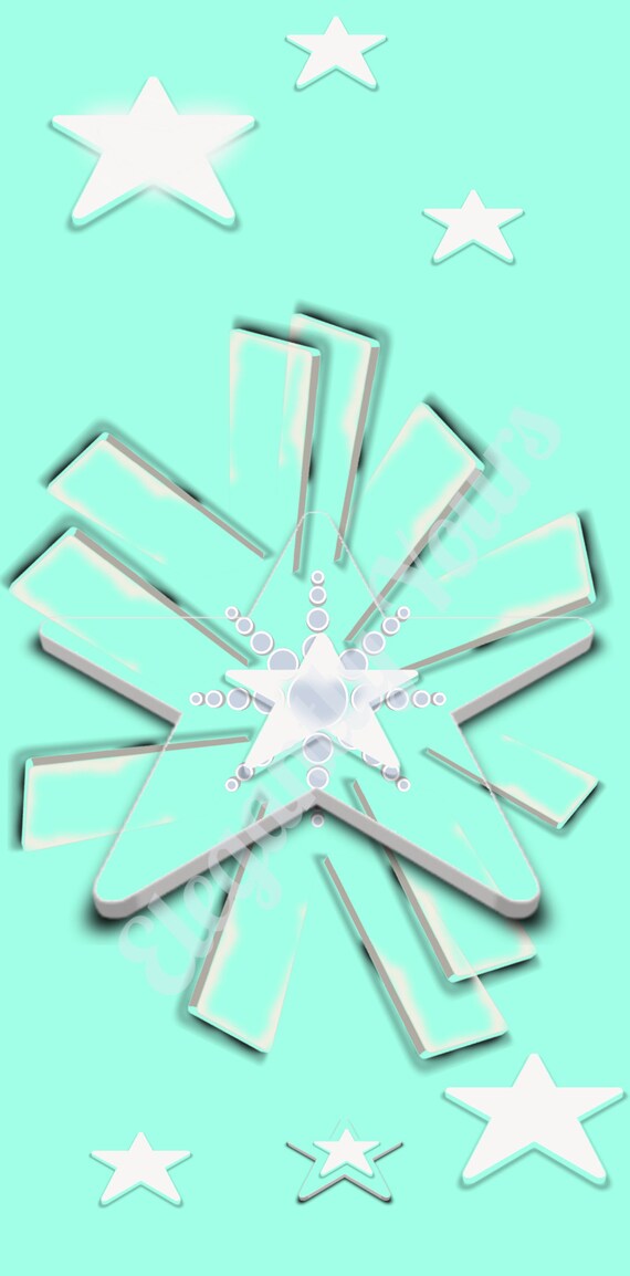 Blue Star Phone Wallpaper Etsy