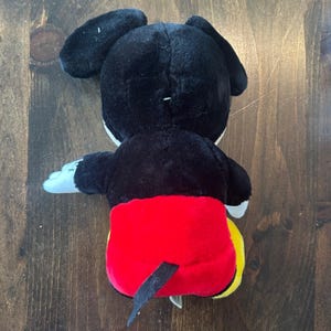 Vintage 1970s Walt Disney Mickey Mouse Plush Doll Toy Disneyland Made In Korea image 9