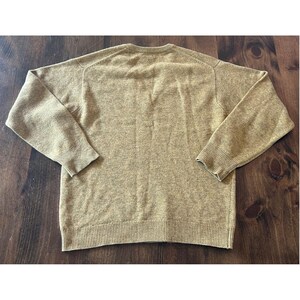 Vintage Lyle & Scott 100% Pure Cashmere V-Neck Sweater Scotland Size 38 Casual image 3