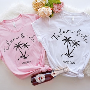 Tulum bachelorette shirt for tulum bachelorette party,tulum mexico bachelorette final fiesta bride shirt,tulum girls trip Bridesmaid gifts