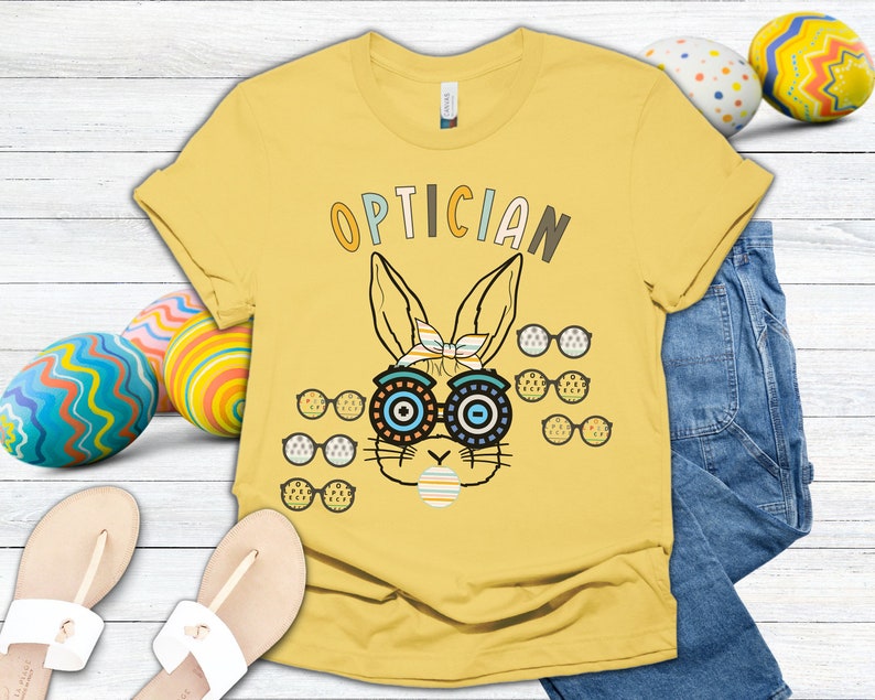 Funny Optometrist Gifts to Opthalmic Tech for Easter. Easter Bunny