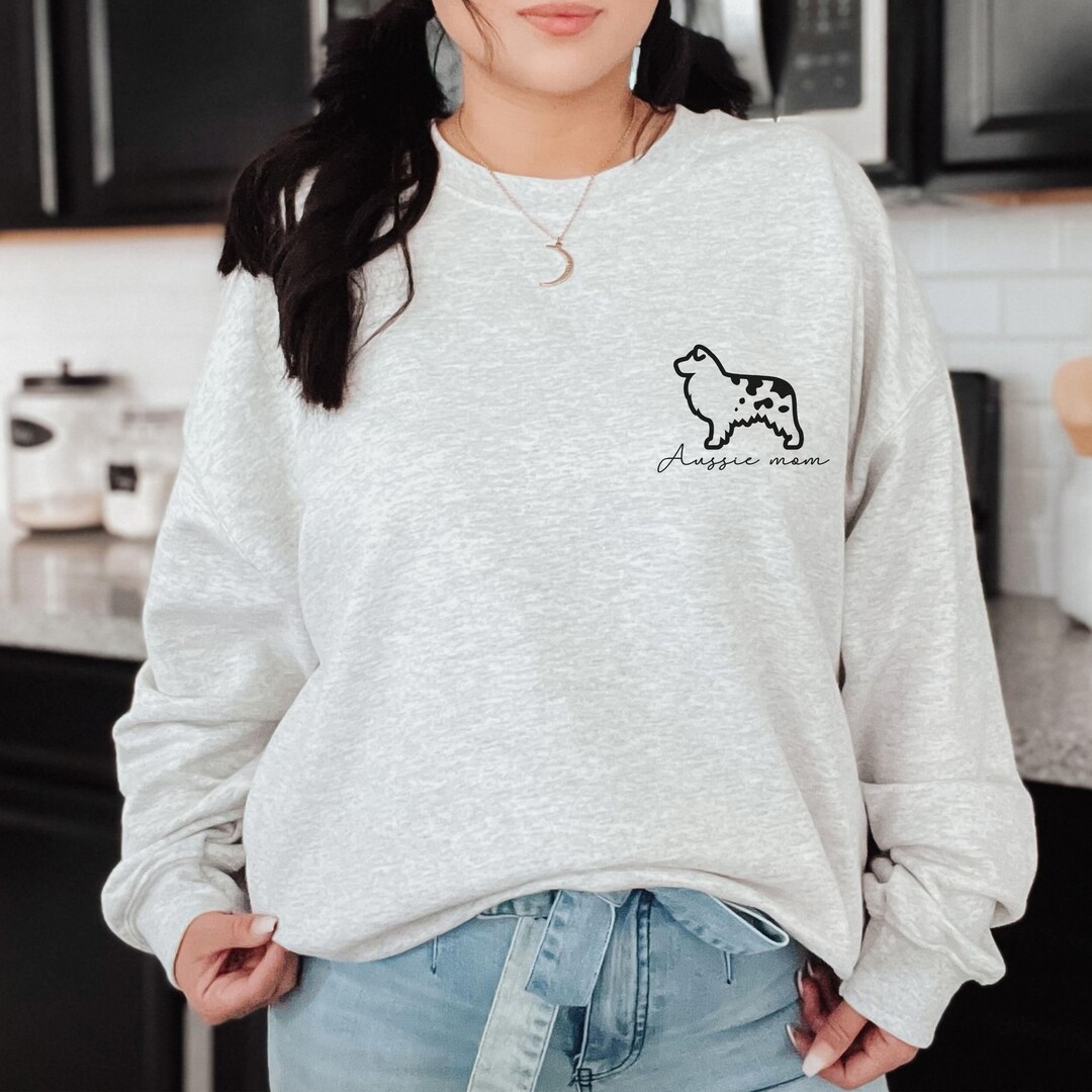 Australian Shepherd Aussie Vacuum Blueprint Sweatshirt