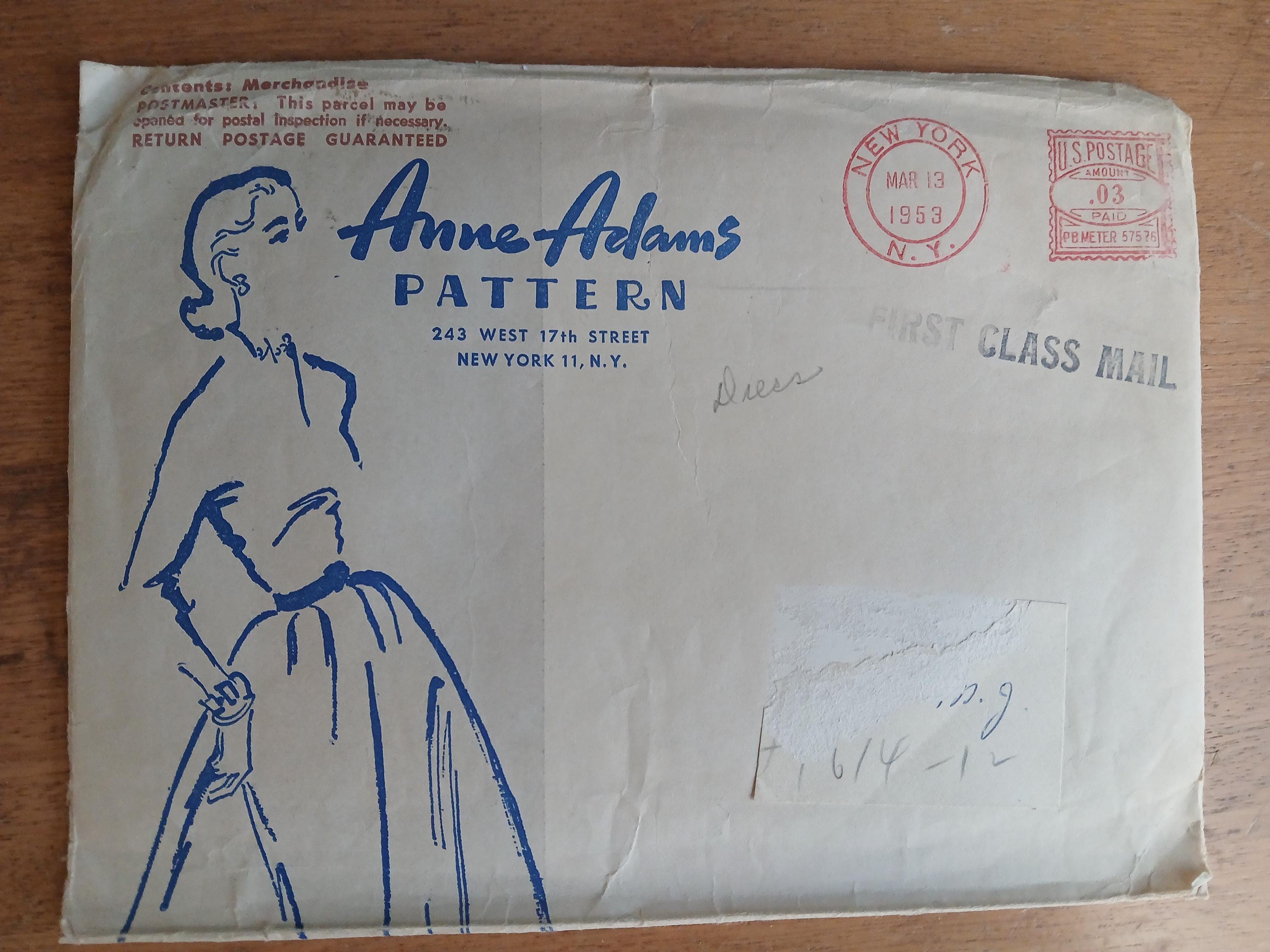 Anne Adams 4614 Sewing Pattern for Shirtwaist Dress, Bust 30, FF - Etsy