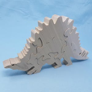 Stegosaurus Wooden Standing Puzzle
