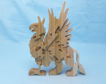 Gryphon Wooden Standing Puzzle