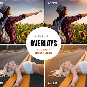 Sunlight Overlays Digital Photoshop Editing sunlight Effect Realistic sunlight Photography.