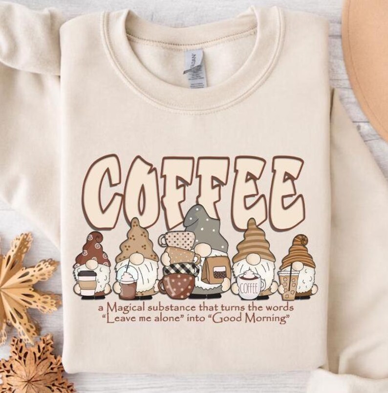 Gnome Coffee Lover Shirt main image