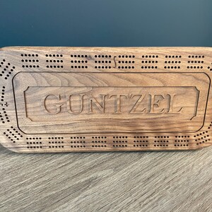 Cribbage Board Custom With Peg Storage - Etsy