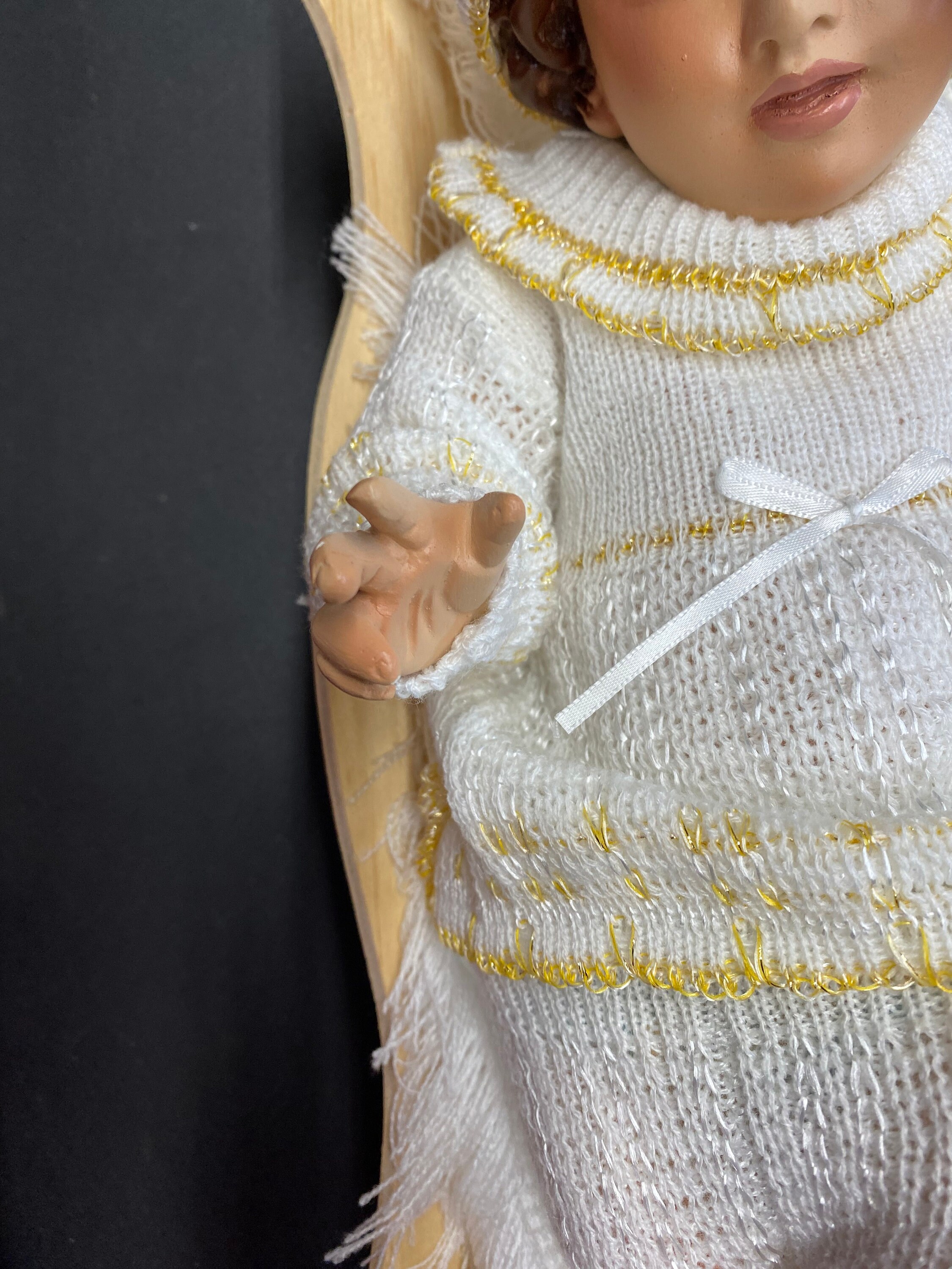 Pijama Nino Dios Tejida Ropa Nino Dios Baby Jesus Nativity Etsy