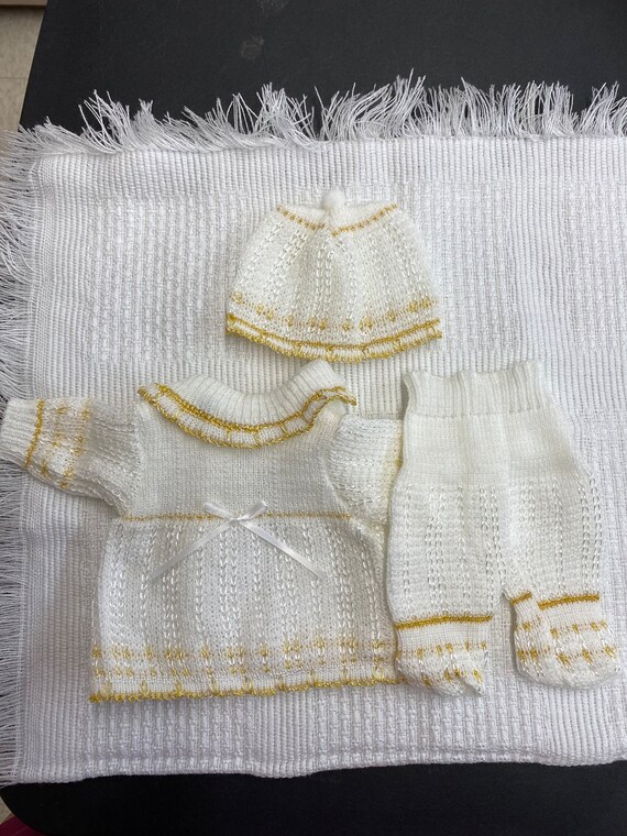 Pijama Nino Dios Tejida Ropa Nino Dios Baby Jesus Nativity Etsy