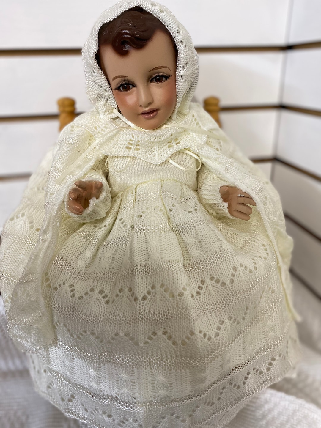 Crochet Ropita Bordada Para Bebe Vestido Morado De Crochet Para