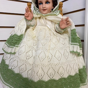 Niñito Dios Vestidos De NiÃ±o Dios Tejidos A Ganchillo Ropon