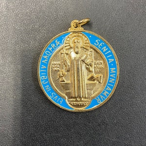 2x2 inches medalla de san benito-medal of st. benedict-medalla para proteccion- San Benito amuleto- contra mal de ojo- envidias