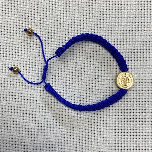 Pulsera de San Benito, woven bracelet, san benito charm bracelet, pulsera para proteccion, protection contra mal de ojo, evil eye protection