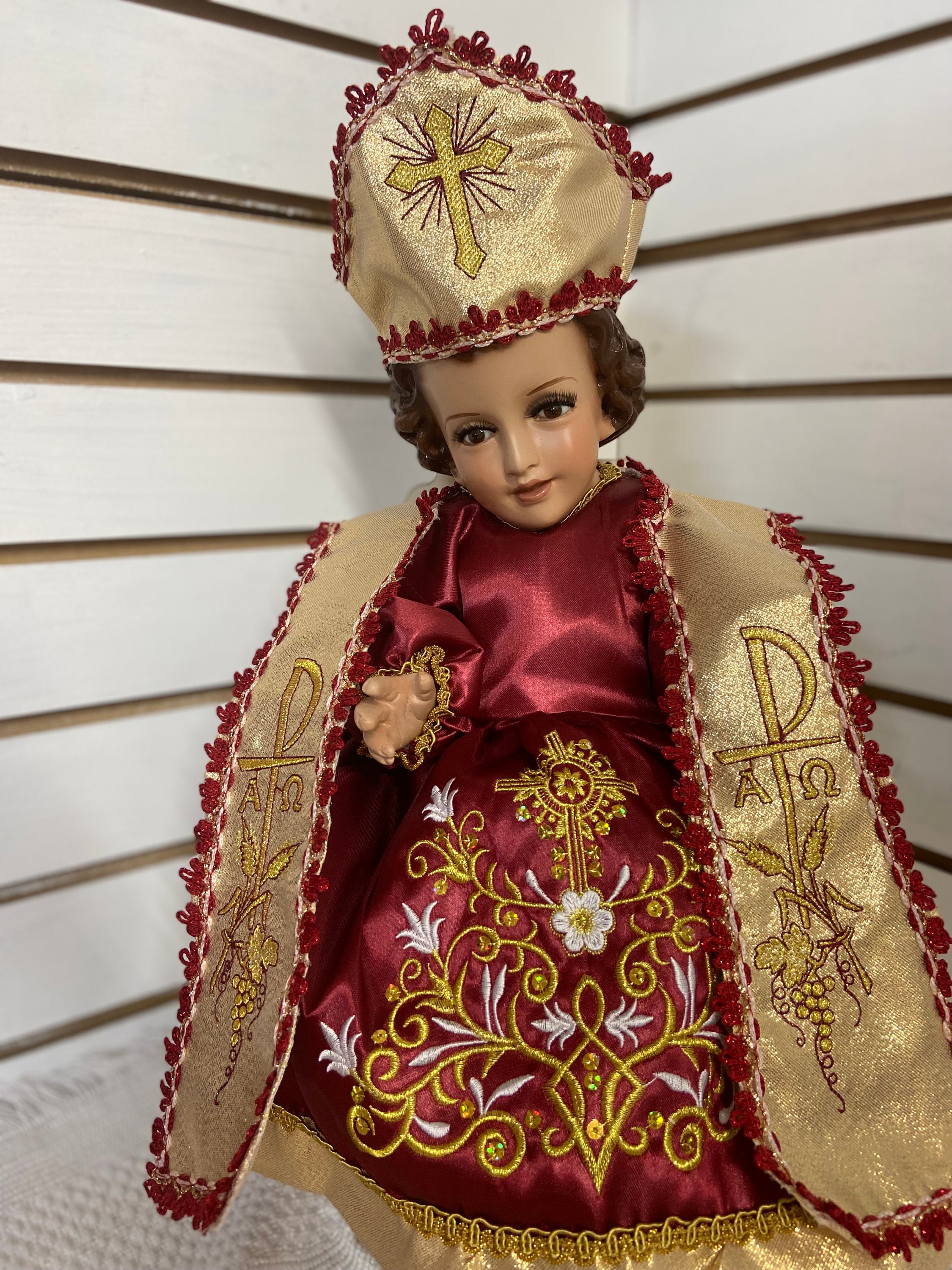 Vestido De Niño Dios Rey De Reyes Talla 30