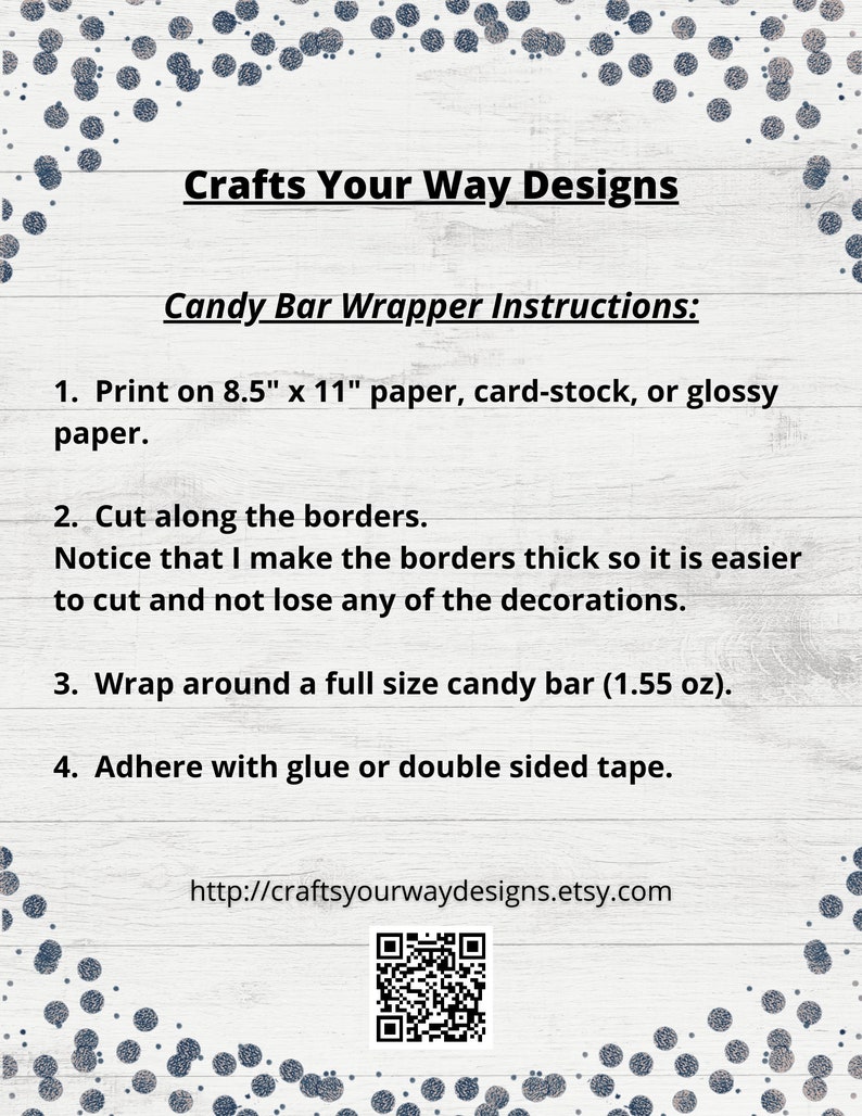Printable BIRTHDAY Candy Bar Wrappers-gift Ideas-party Favors-chocolate ...