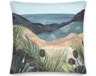 Coastal Blue Cushion