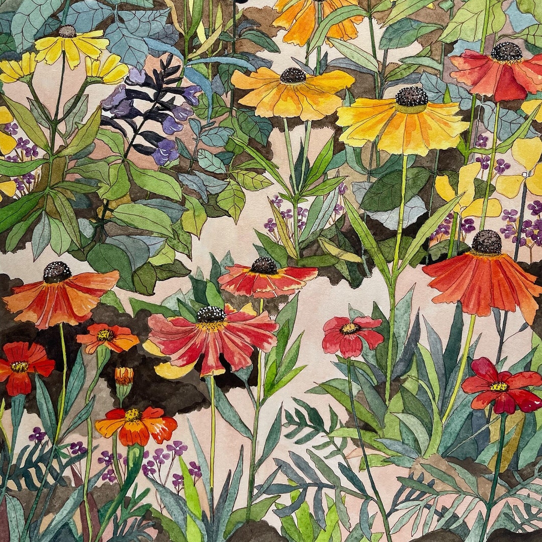 Warm Spring Day, Art Print With White Border, by Fiona Cristante ...