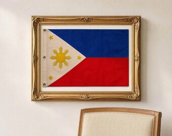 Vintage Philippines Flag Print- Fillipino Wall Art- Phillipine Home Decor- Dorm Room Decor- Pinoy Heritag Download