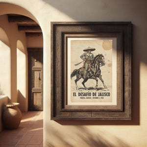 Mexican Charro Art Vintage Inspired Charreria Poster Download
